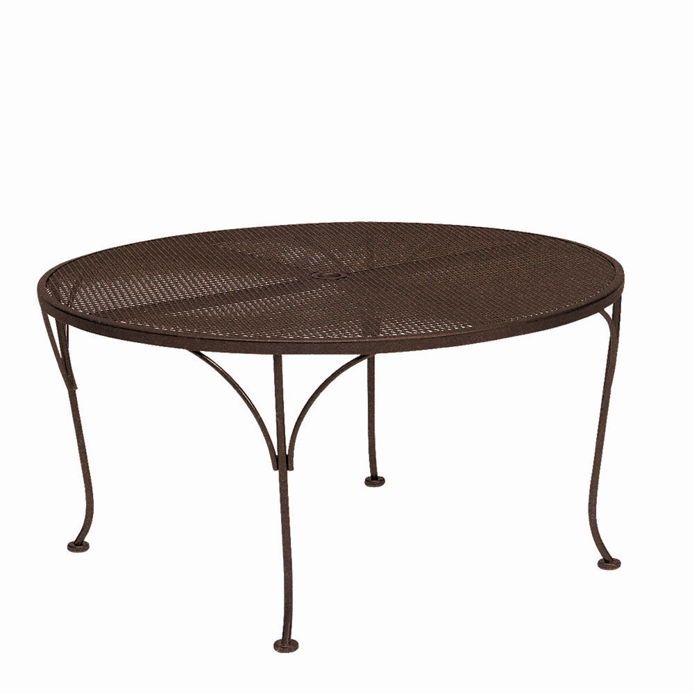42" Round Mesh Top Chat Table