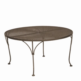 42" Round Mesh Top Chat Tableoutdoor coffee table for patio or lounge