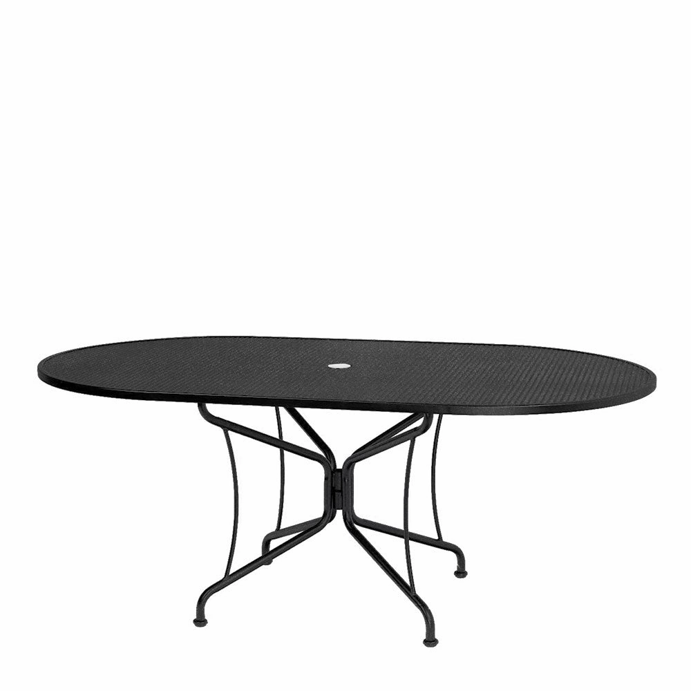 42"x72" Oval Premium Mesh Top Table