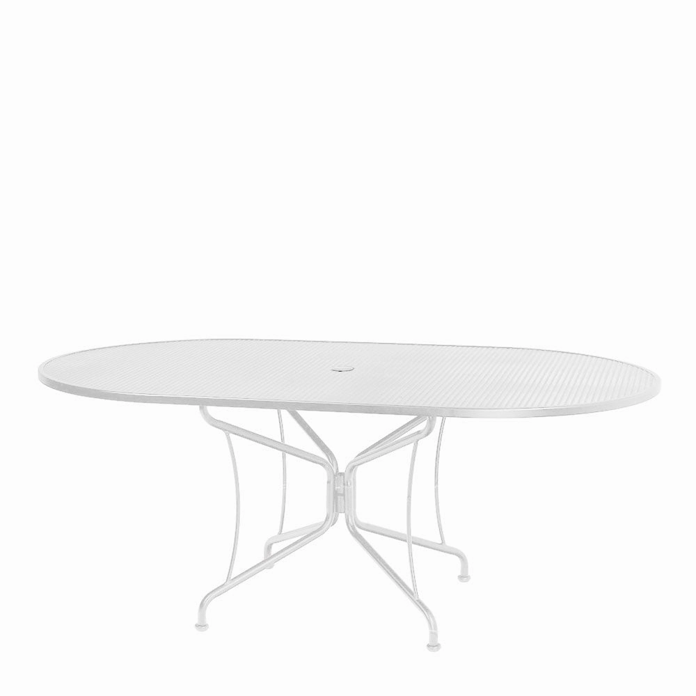 42"x72" Oval Premium Mesh Top Table
