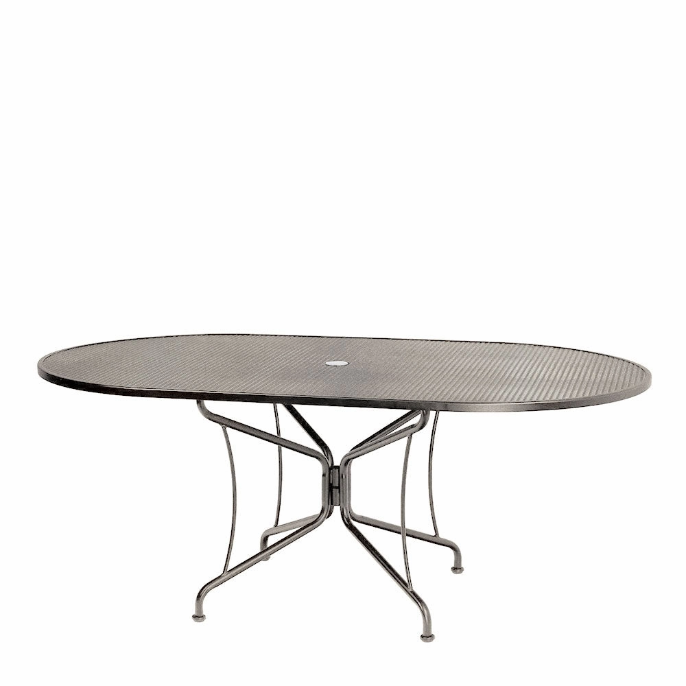 42"x72" Oval Premium Mesh Top Table