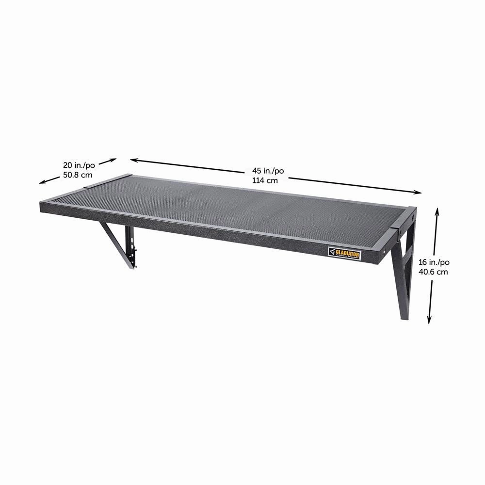 45 Gearloft Shelf - Hammered Granite Wall Accessory