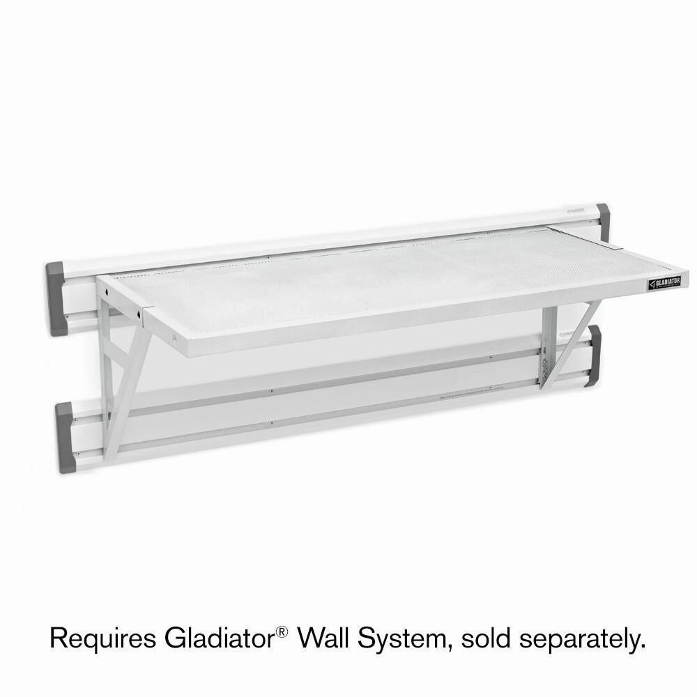 45 Gearloft Shelf - Hammered White Wall Accessory