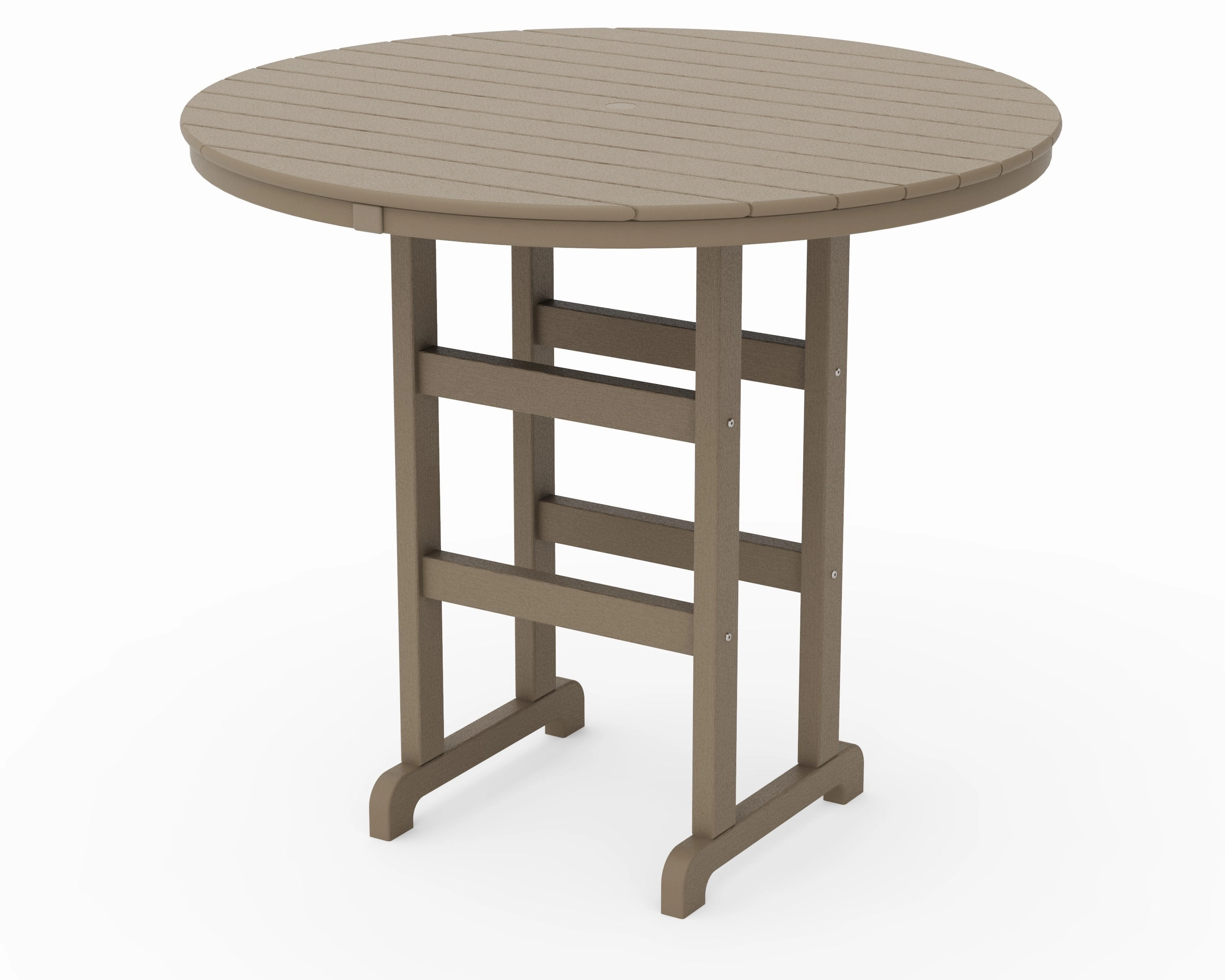 48" Round Farmhouse Bar Table
