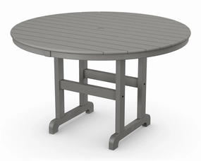 48" Round Farmhouse Dining Tableoutdoor table for balcony or garden