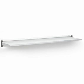 48 Solid Shelf - Hammered White Wall Accessory large capacity outdoor storage box