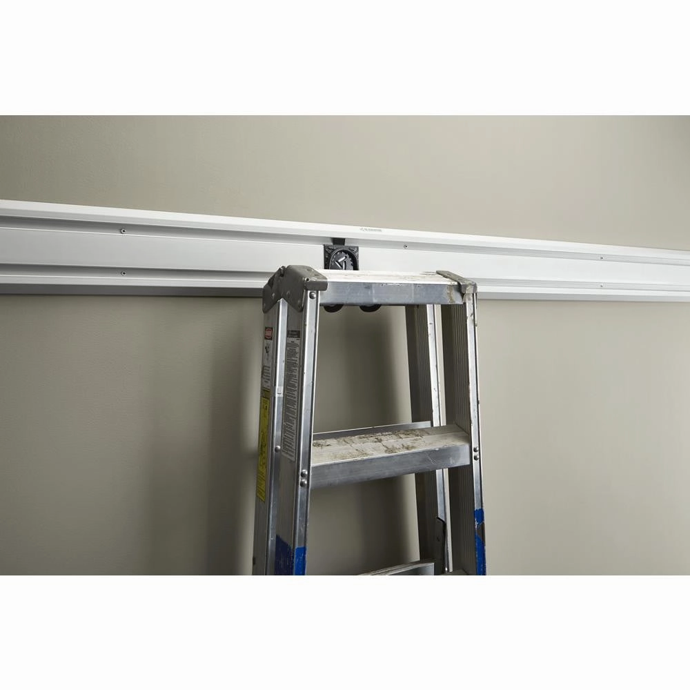4' Wide Geartrack Channels (2-pack) - Light Gray Wall Accessory