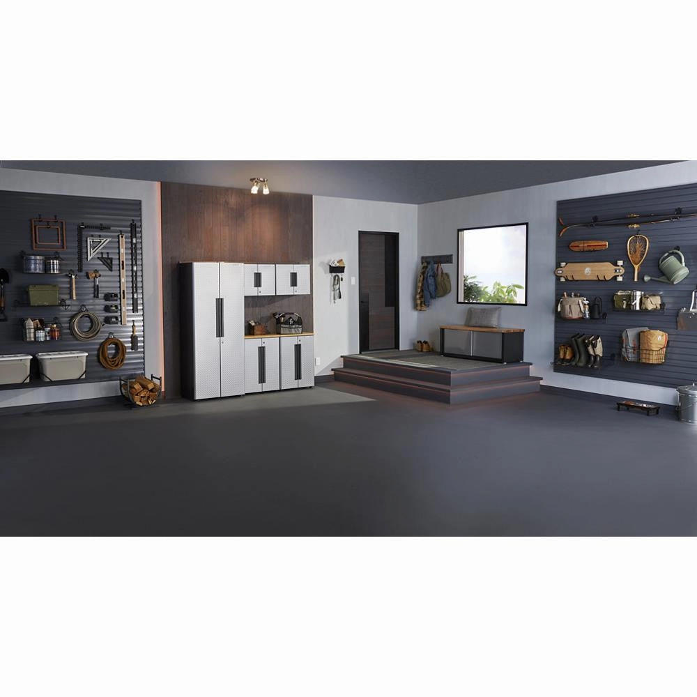4' Wide Geartrack Channels (2-pack) - Smoke Wall Accessory