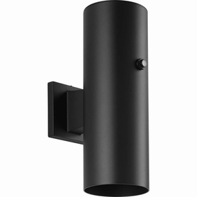 5In Cyl Rnds LED Cylinder Matte BlackOutdoor wall sconces with motion sensor