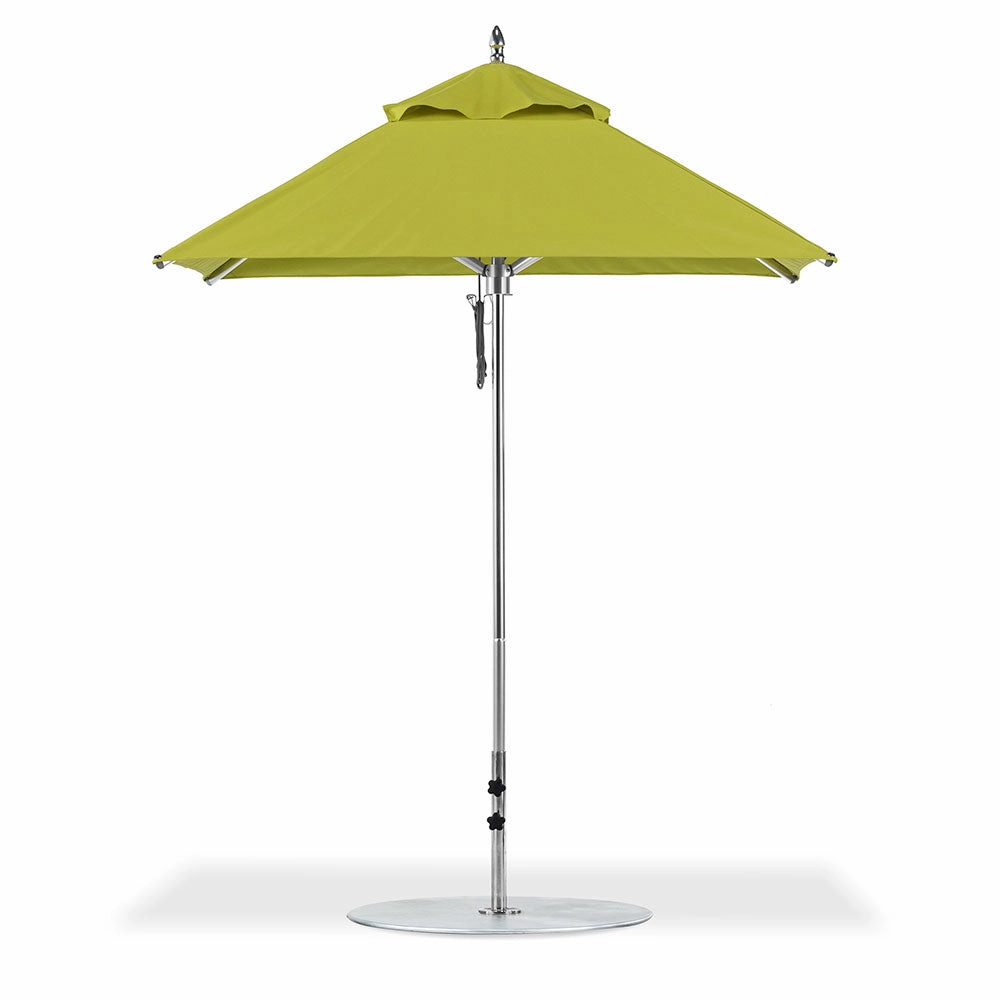 6.5' Sq Greenwich Aluminum Market Umbrella