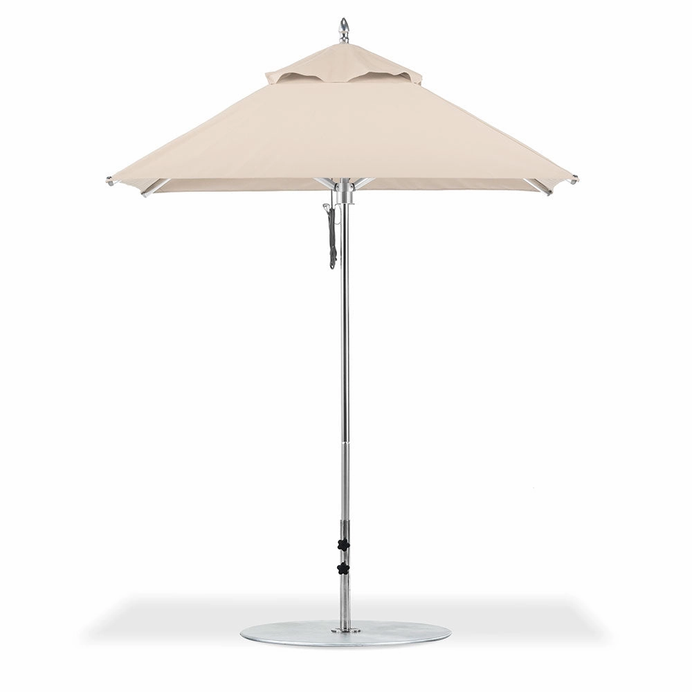 6.5' Sq Greenwich Aluminum Market Umbrella