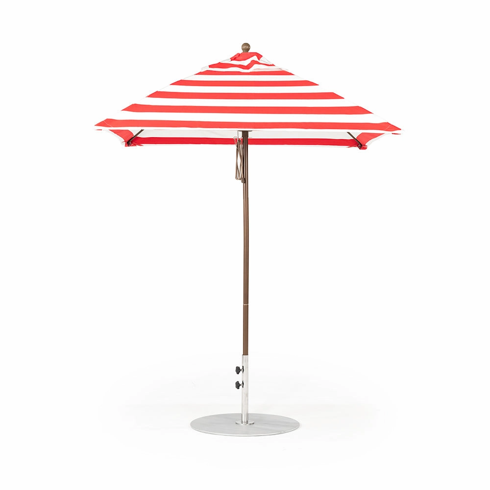 6.5' Sq Monterey Pulley Lift Market Umbrella