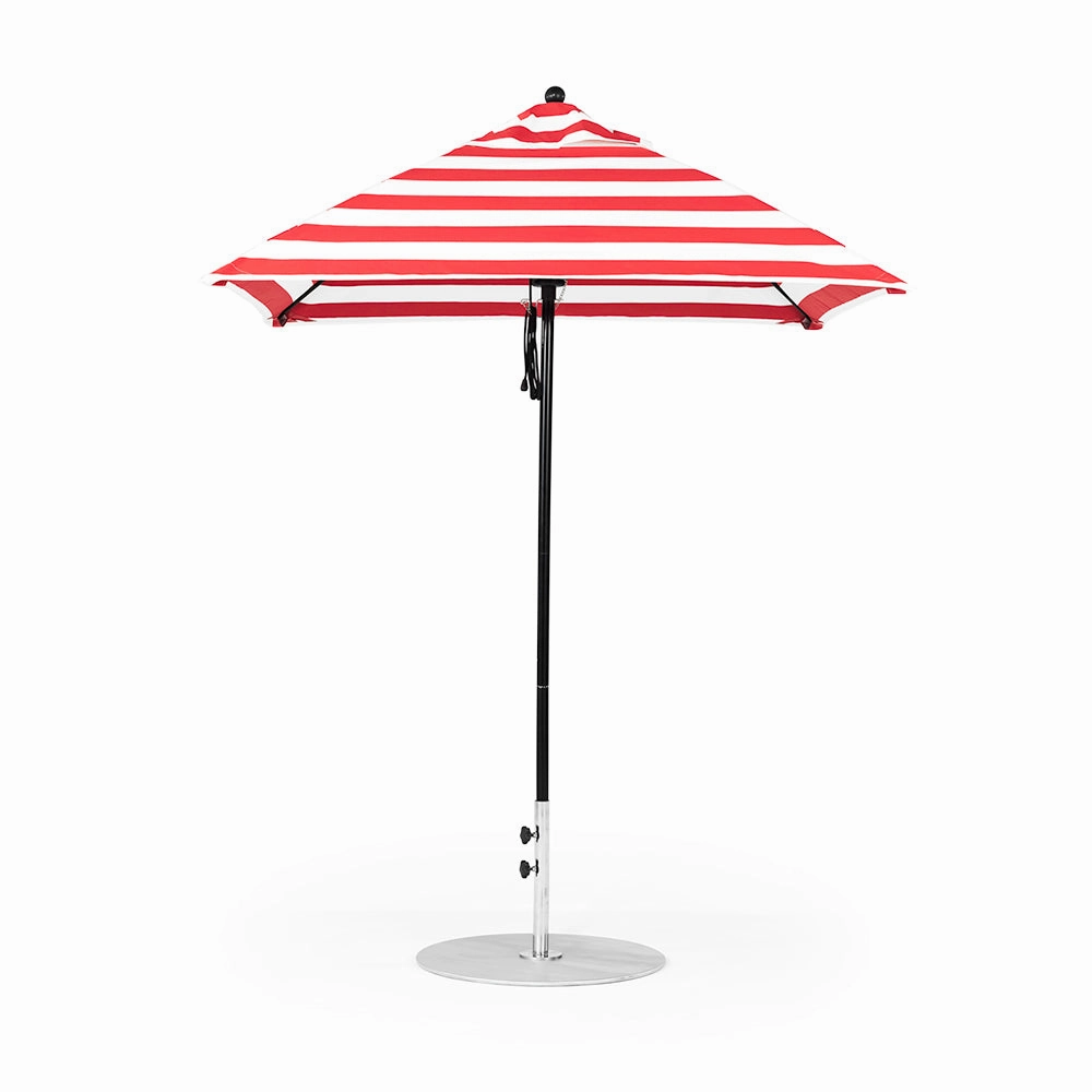 6.5' Sq Monterey Pulley Lift Market Umbrella