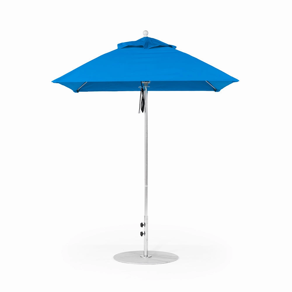 6.5' Sq Monterey Pulley Lift Market Umbrella