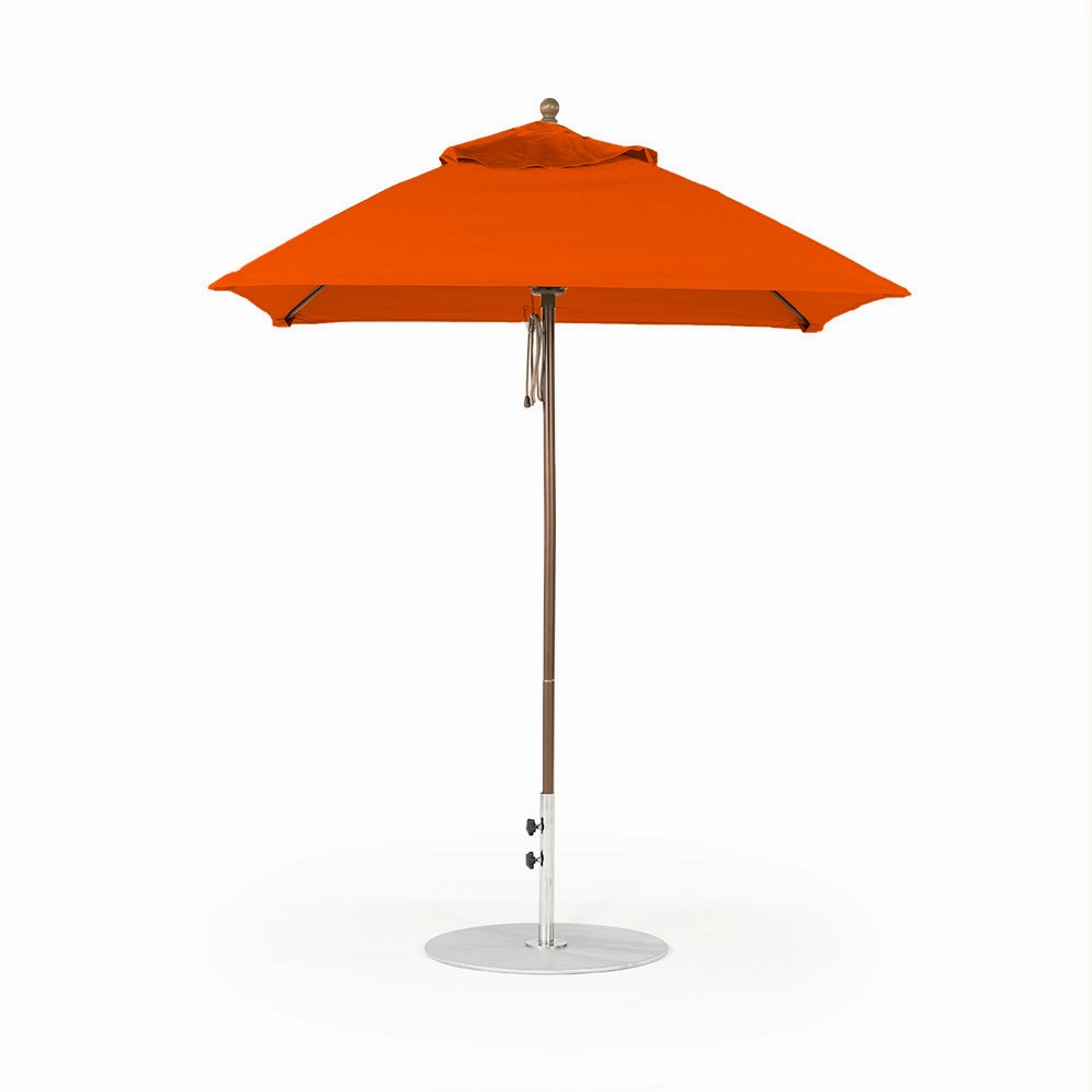 6.5' Sq Monterey Pulley Lift Market Umbrella
