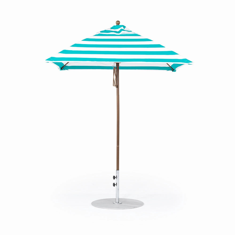 6.5' Sq Monterey Pulley Lift Market Umbrella