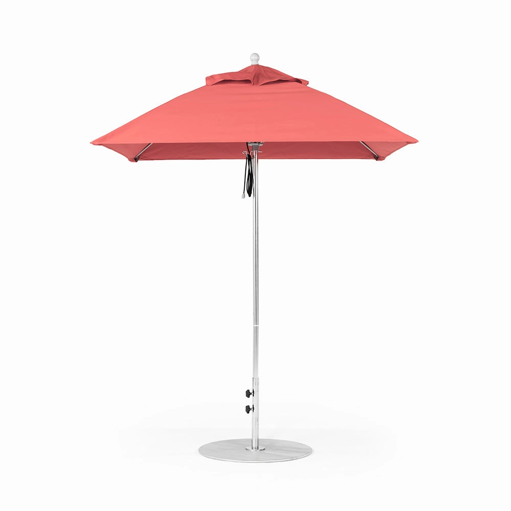 6.5' Sq Monterey Pulley Lift Market Umbrella