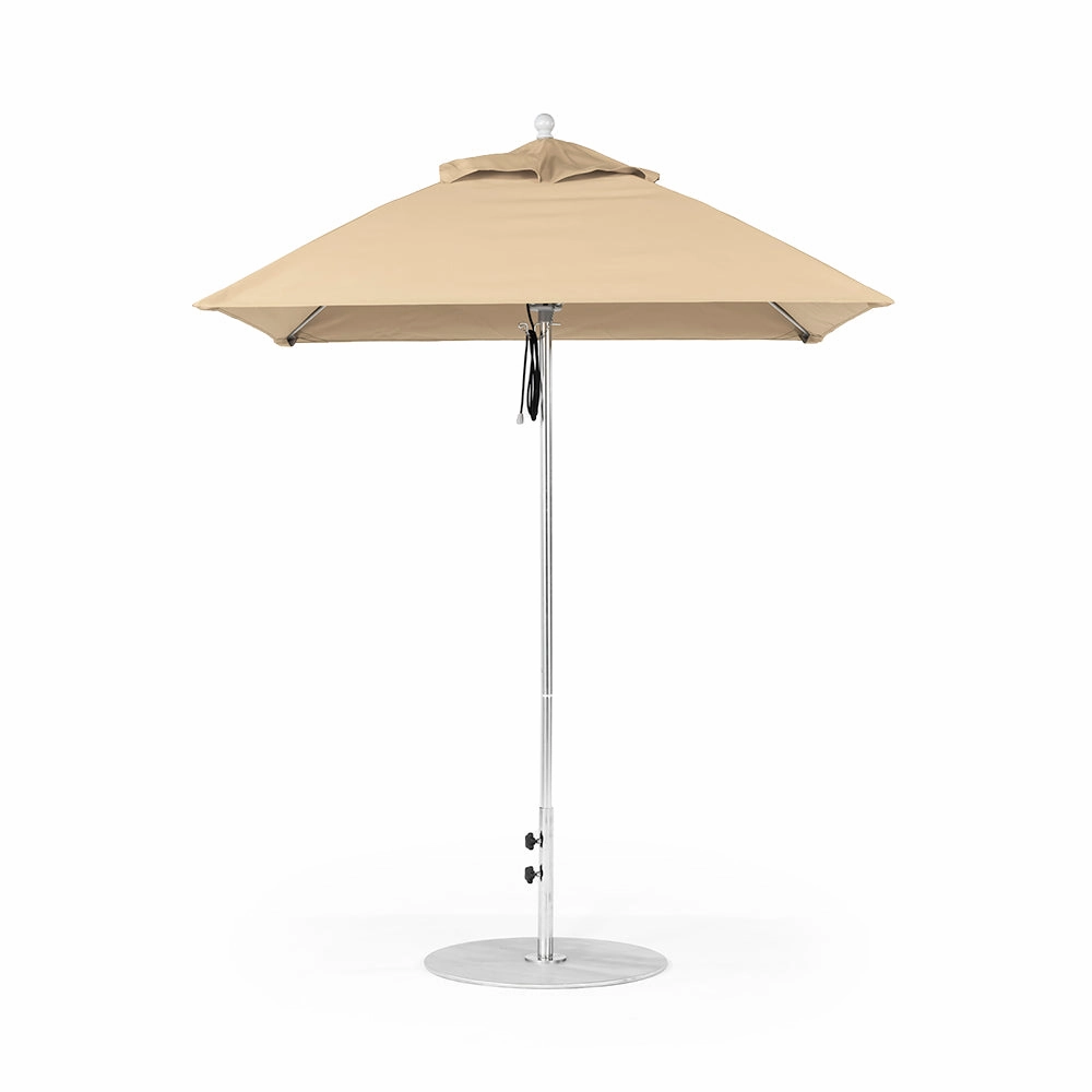 6.5' Sq Monterey Pulley Lift Market Umbrella