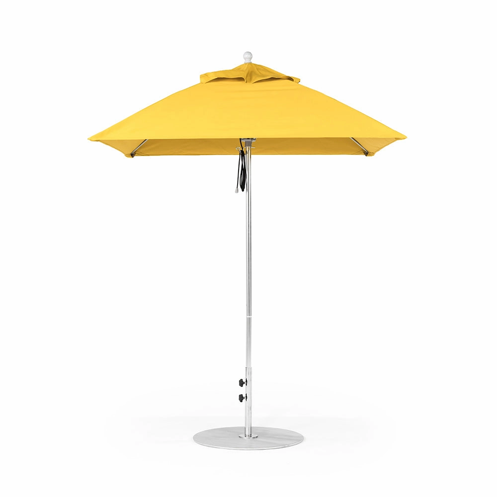 6.5' Sq Monterey Pulley Lift Market Umbrella