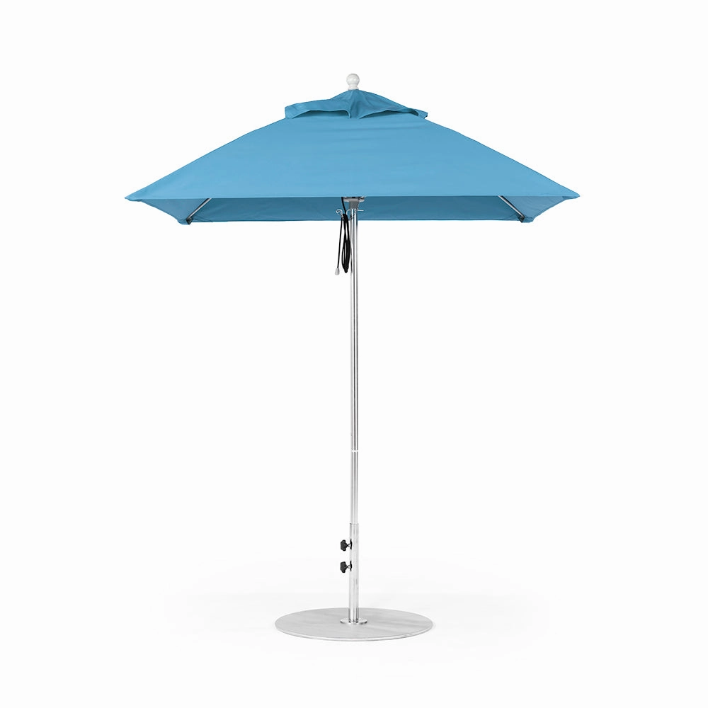 6.5' Sq Monterey Pulley Lift Market Umbrella