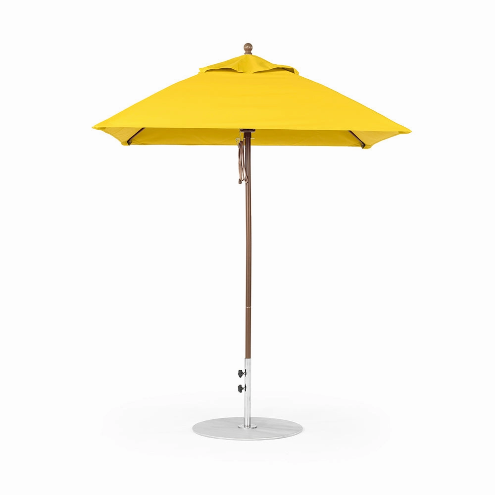 6.5' Sq Monterey Pulley Lift Market Umbrella