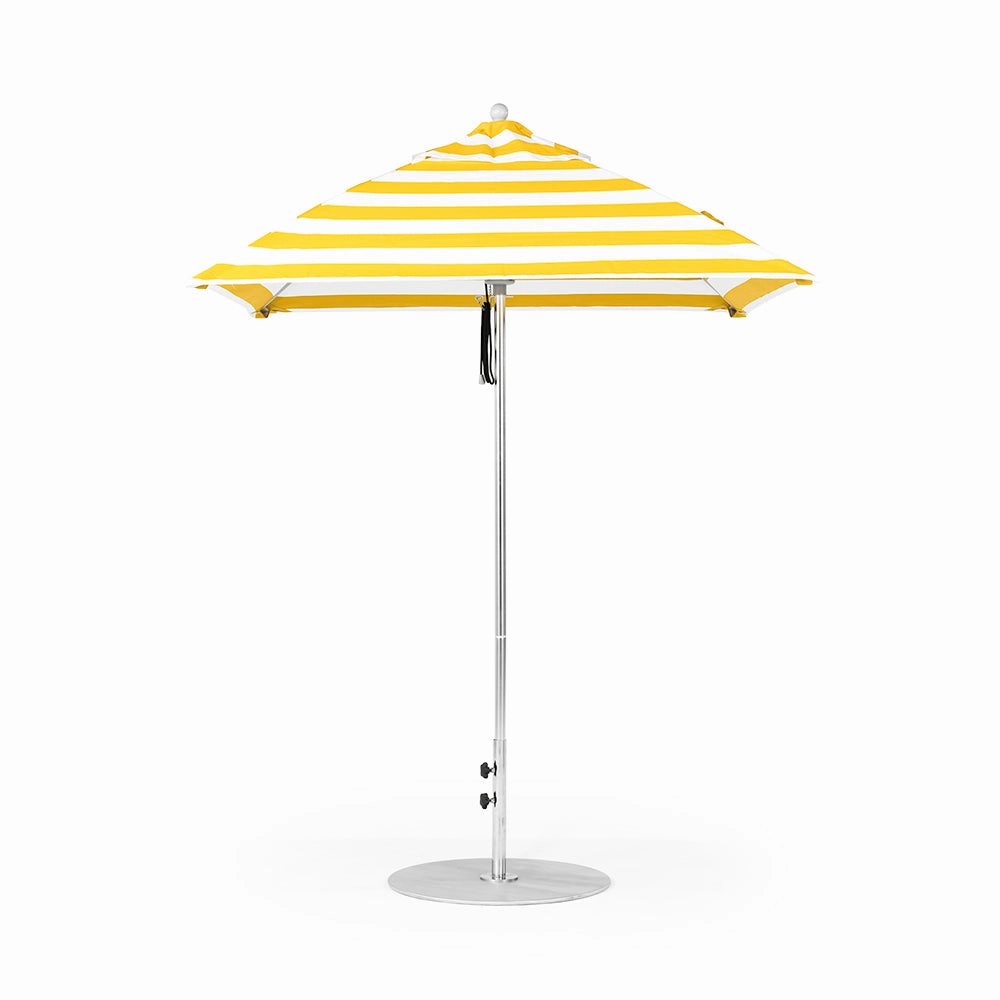 6.5' Sq Monterey Pulley Lift Market Umbrella
