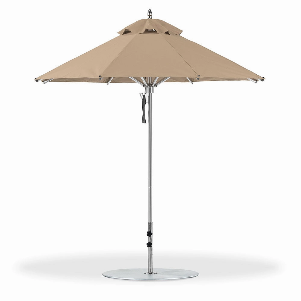 7.5' Oct Greenwich Aluminum Market Umbrellaadjustable height outdoor parasol
