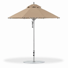 7.5' Oct Greenwich Aluminum Market Umbrellaadjustable height outdoor parasol