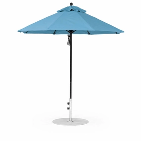 7.5' Oct Monterey Pulley Lift Market Umbrellaadjustable height outdoor parasol