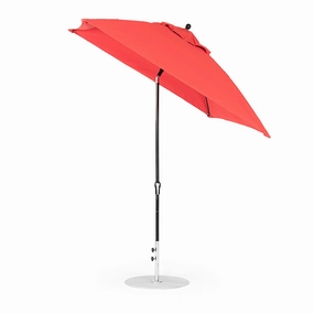 7.5' Sq Monterey Crank Auto Tilt Market Umbrellaadjustable height outdoor parasol