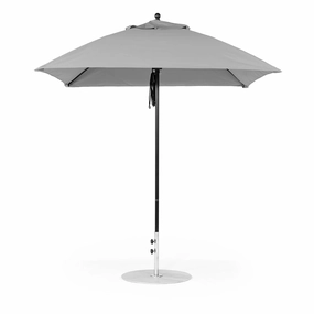 7.5' Sq Monterey Pulley Lift Market Umbrellaadjustable height outdoor parasol
