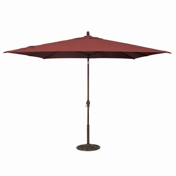 8' x 10' Market Umbrella Auto Tiltadjustable height outdoor parasol
