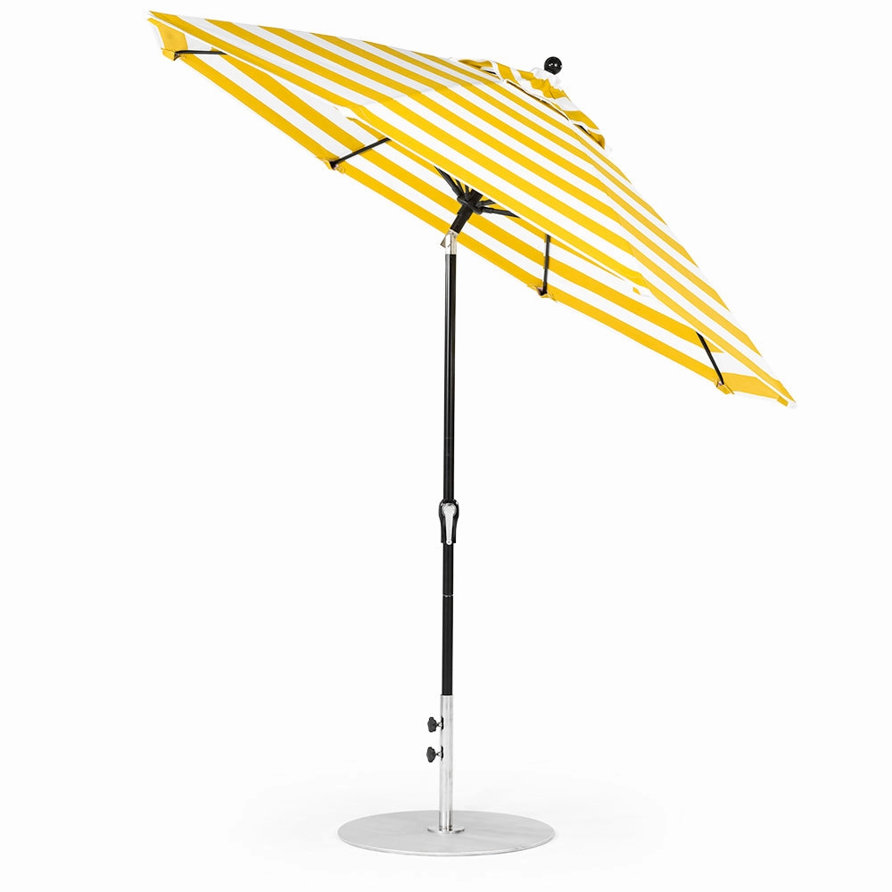 9' Oct Monterey Crank Auto Tilt Market Umbrella