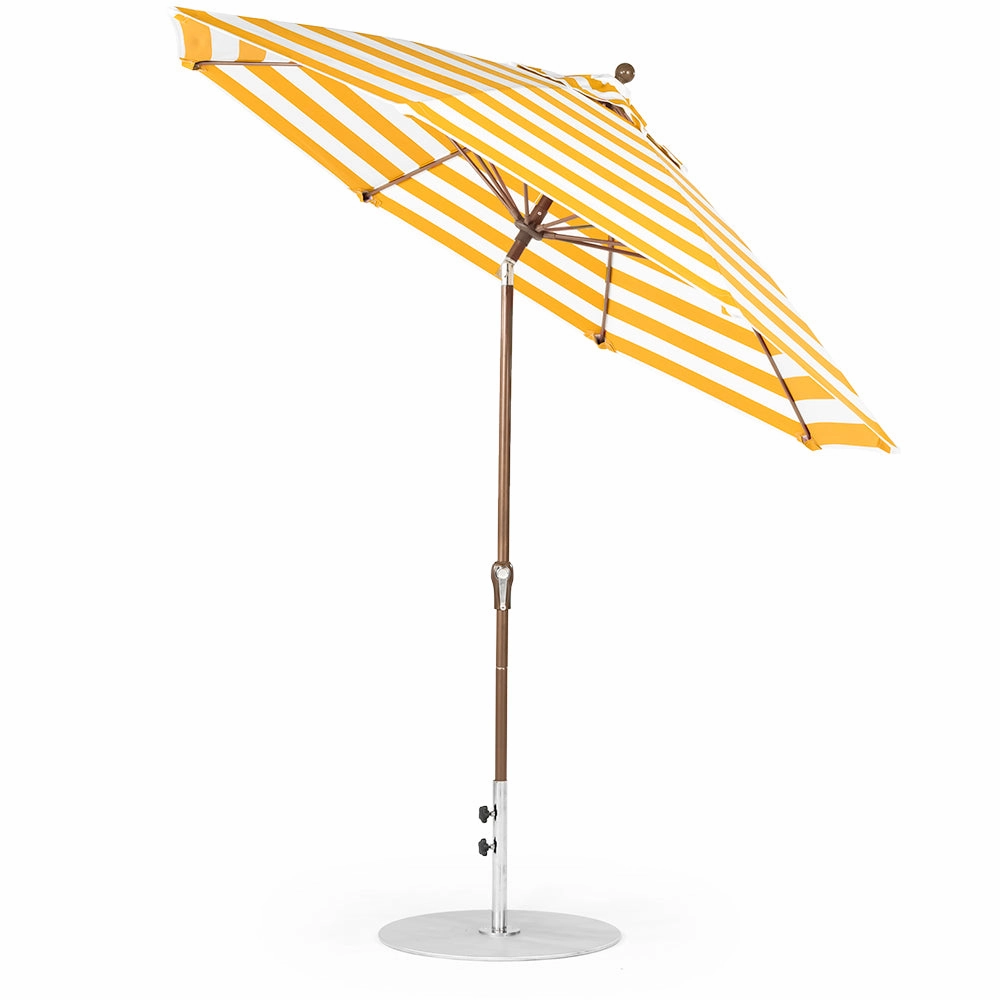 9' Oct Monterey Crank Auto Tilt Market Umbrella