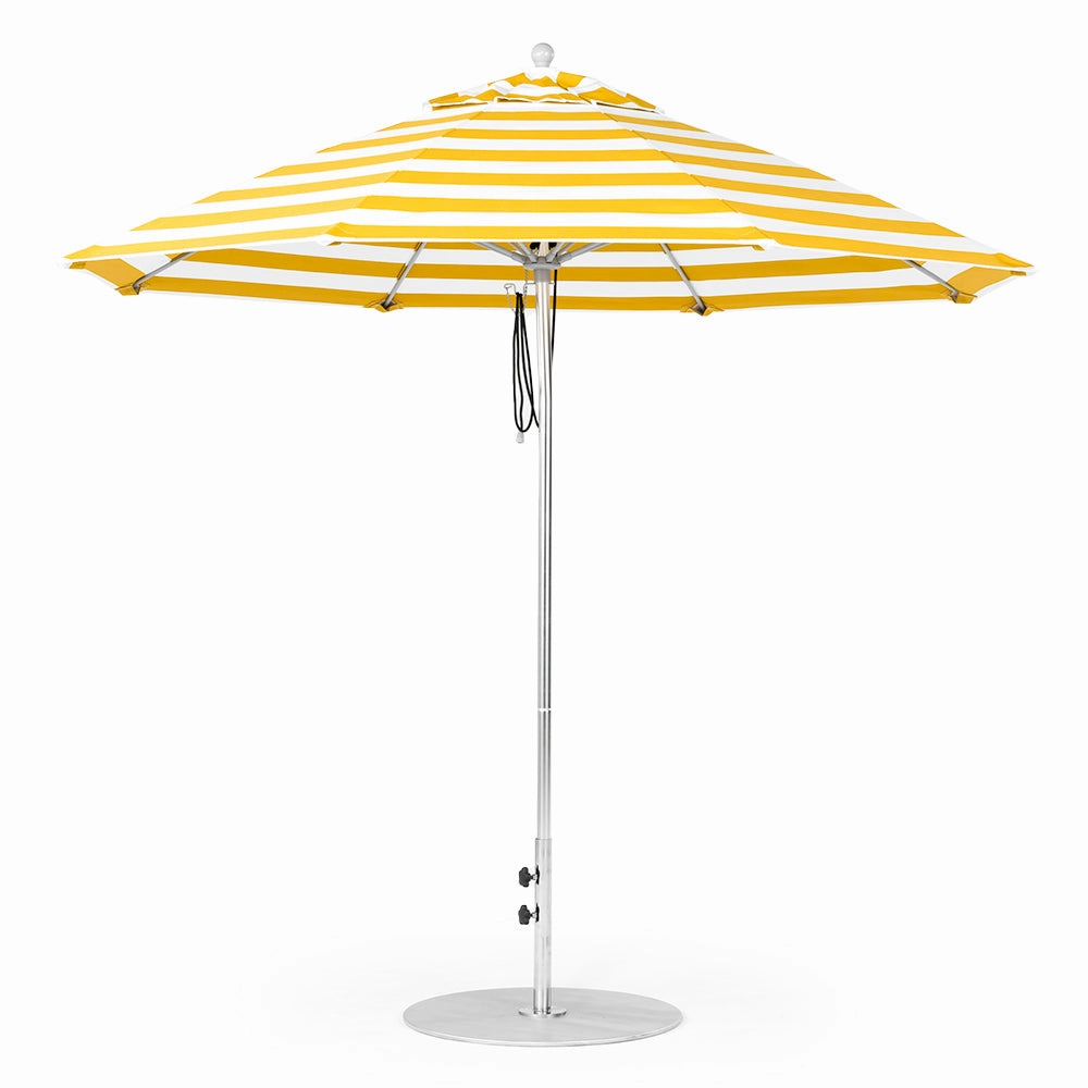 9' Oct Monterey Pulley Lift Market Umbrella