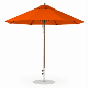 9' Oct Monterey Pulley Lift Market Umbrellaadjustable height outdoor parasol