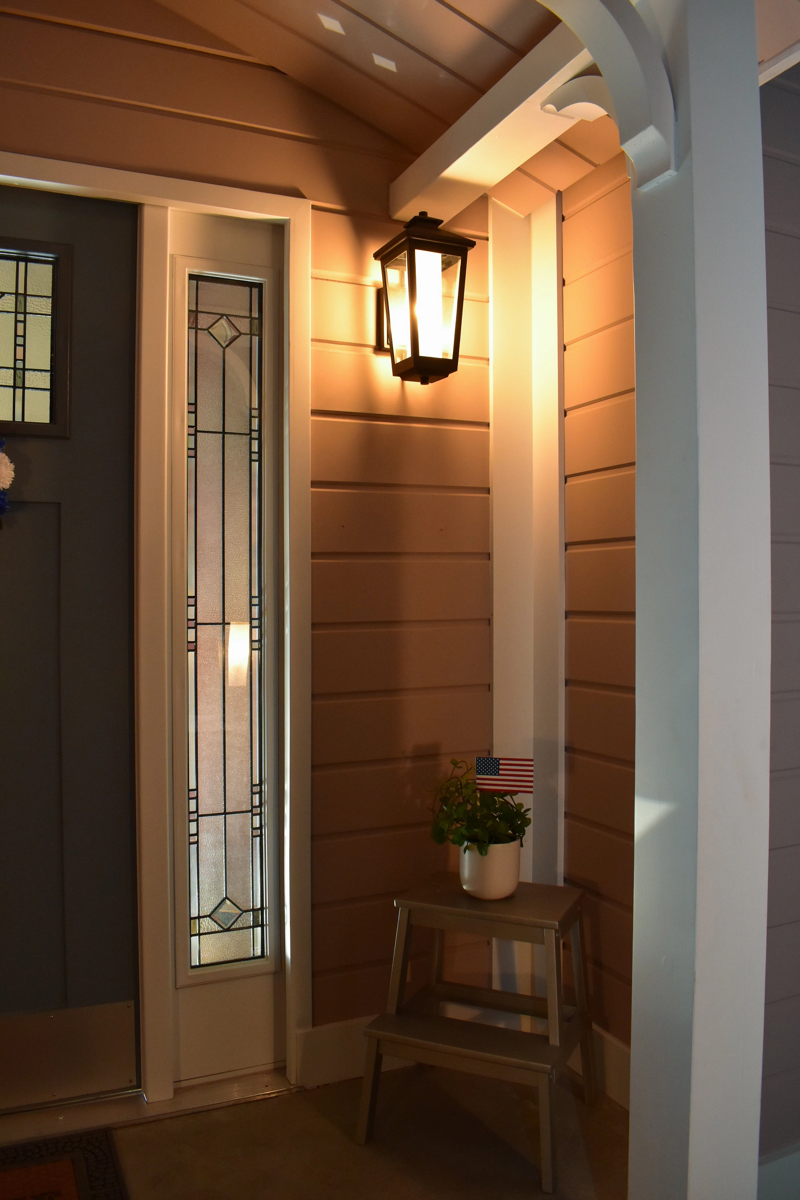 Aberdeen One Light Outdoor Wall Lantern Artesian Bronze