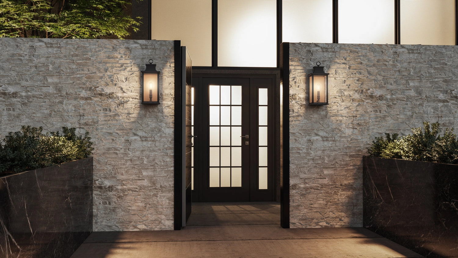 Abernathy One Light Outdoor Wall Mount Old Bronze