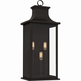 Abernathy Three Light Outdoor Wall Mount Old BronzeOutdoor wall sconces with motion sensor