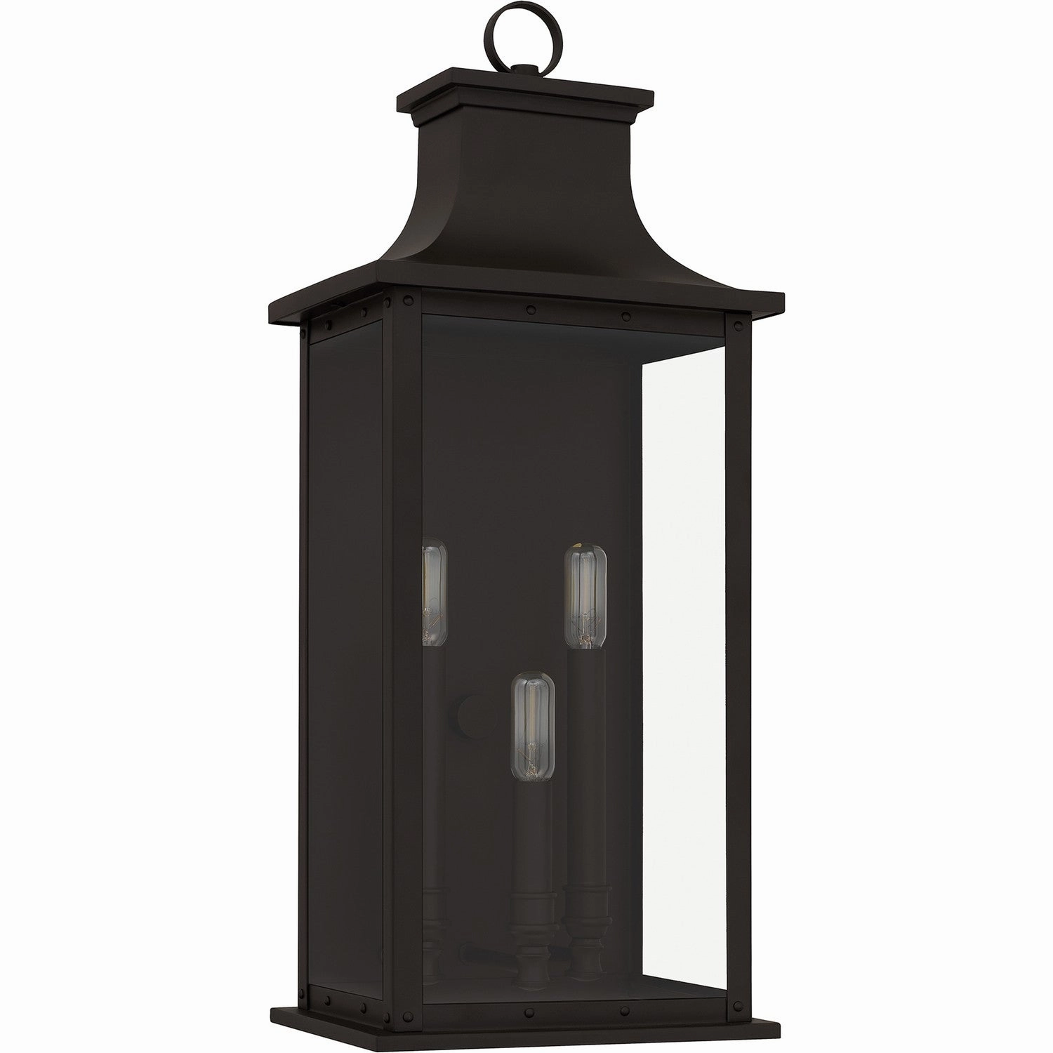 Abernathy Three Light Outdoor Wall Mount Old Bronze