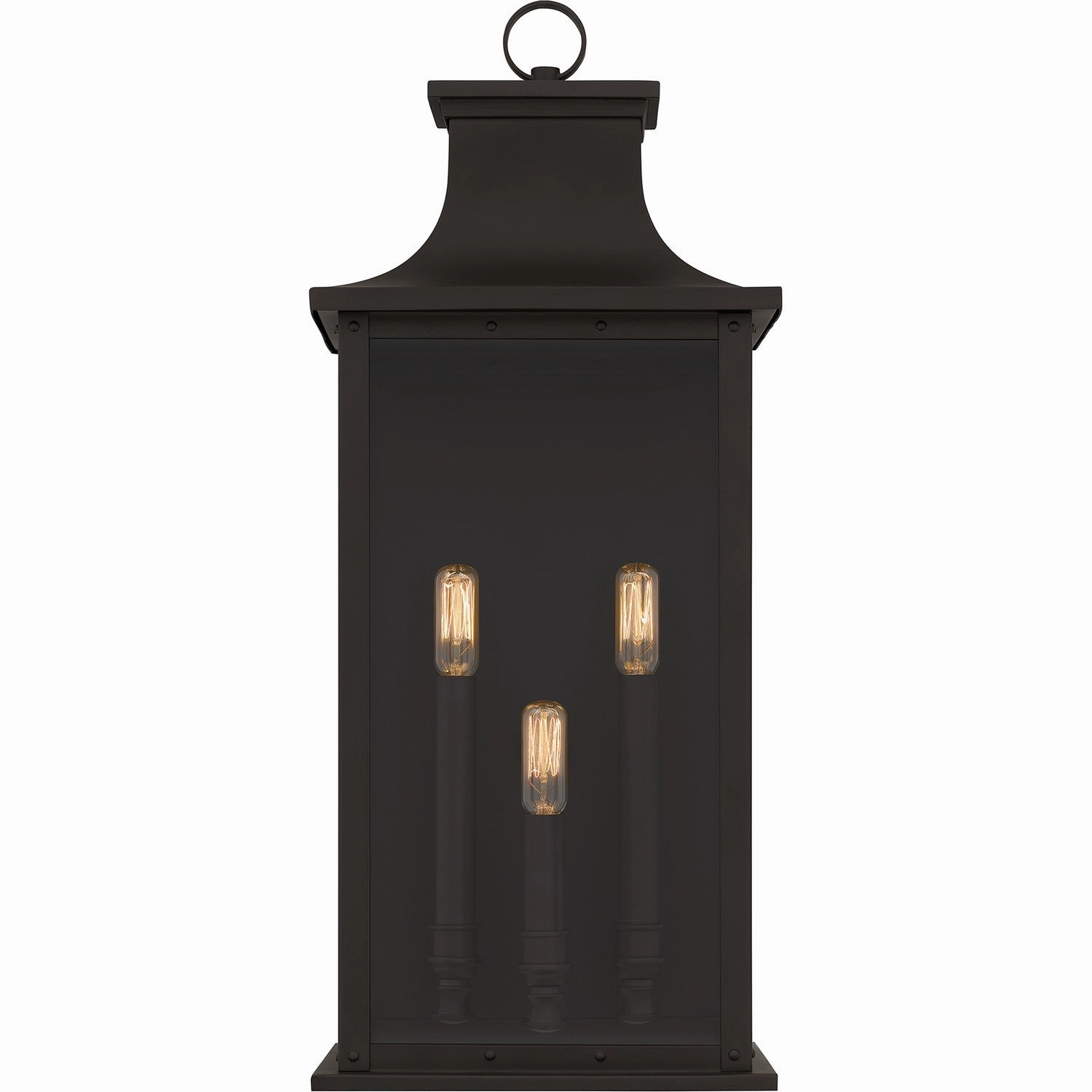 Abernathy Three Light Outdoor Wall Mount Old Bronze