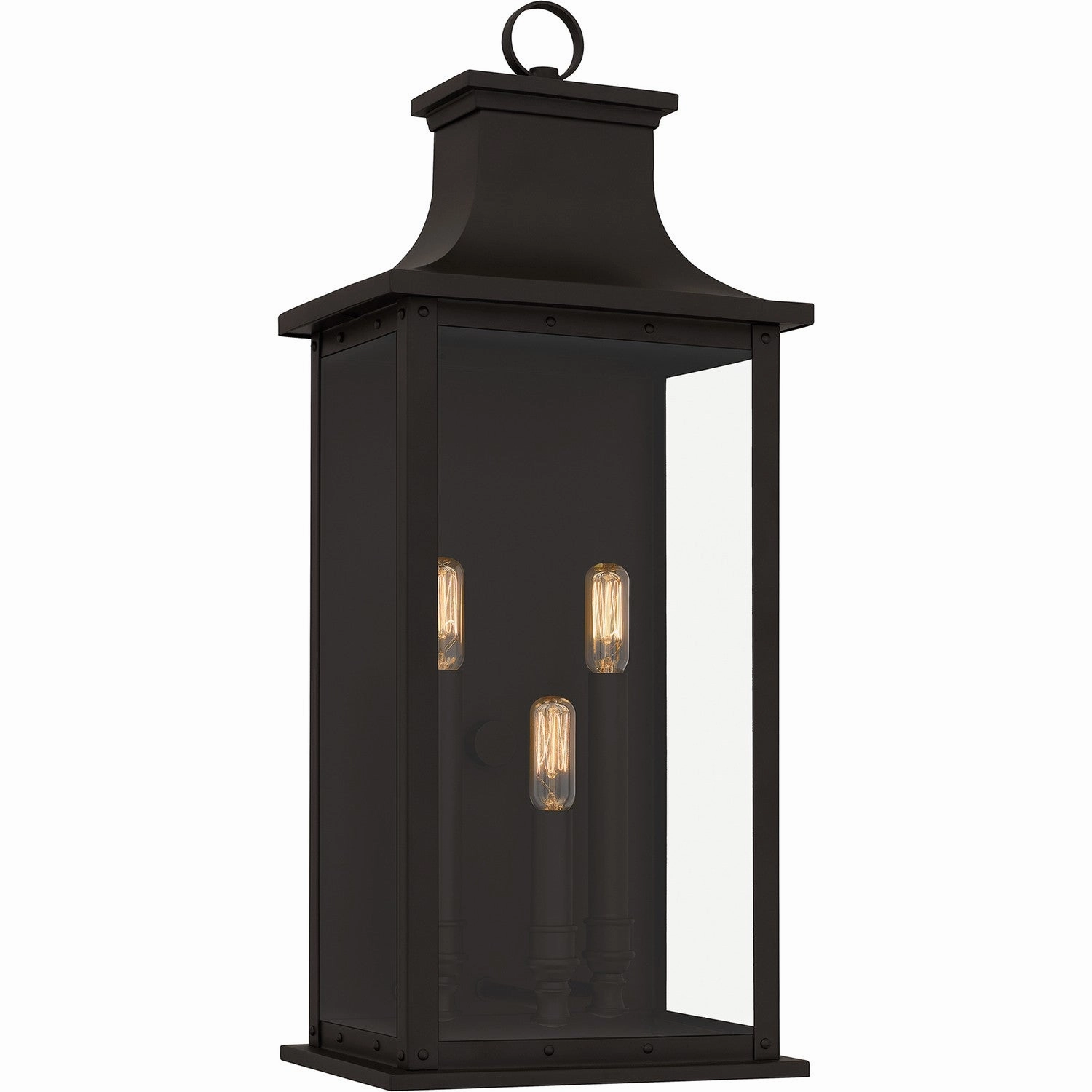 Abernathy Three Light Outdoor Wall Mount Old BronzeOutdoor wall sconces with motion sensor