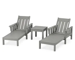 Acadia 3-Piece Chaise Setoutdoor patio dining furniture set