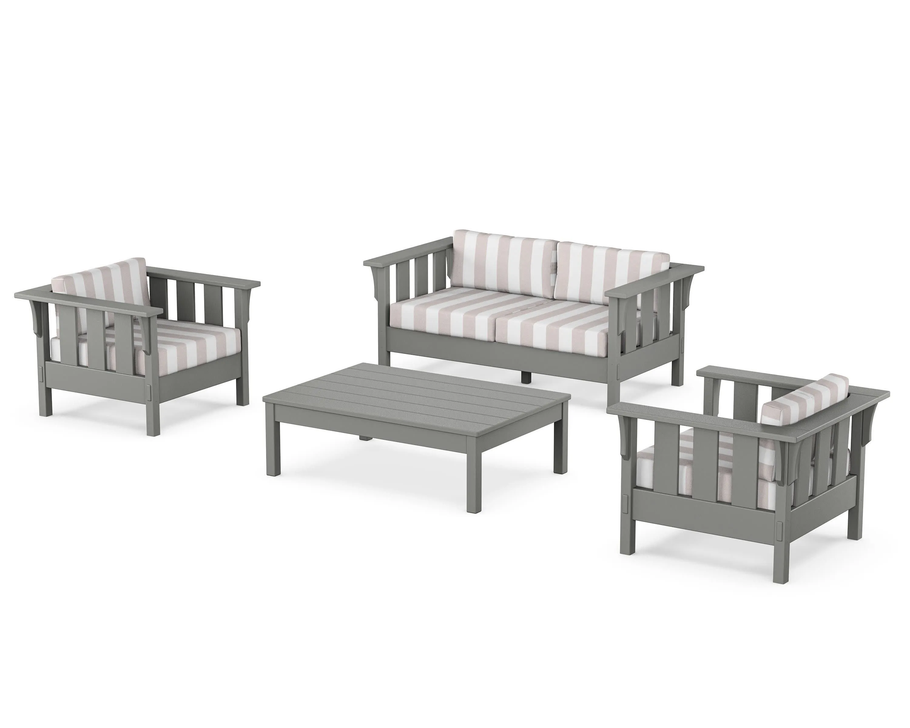 Acadia 4-Piece Deep Seating Set with Loveseat