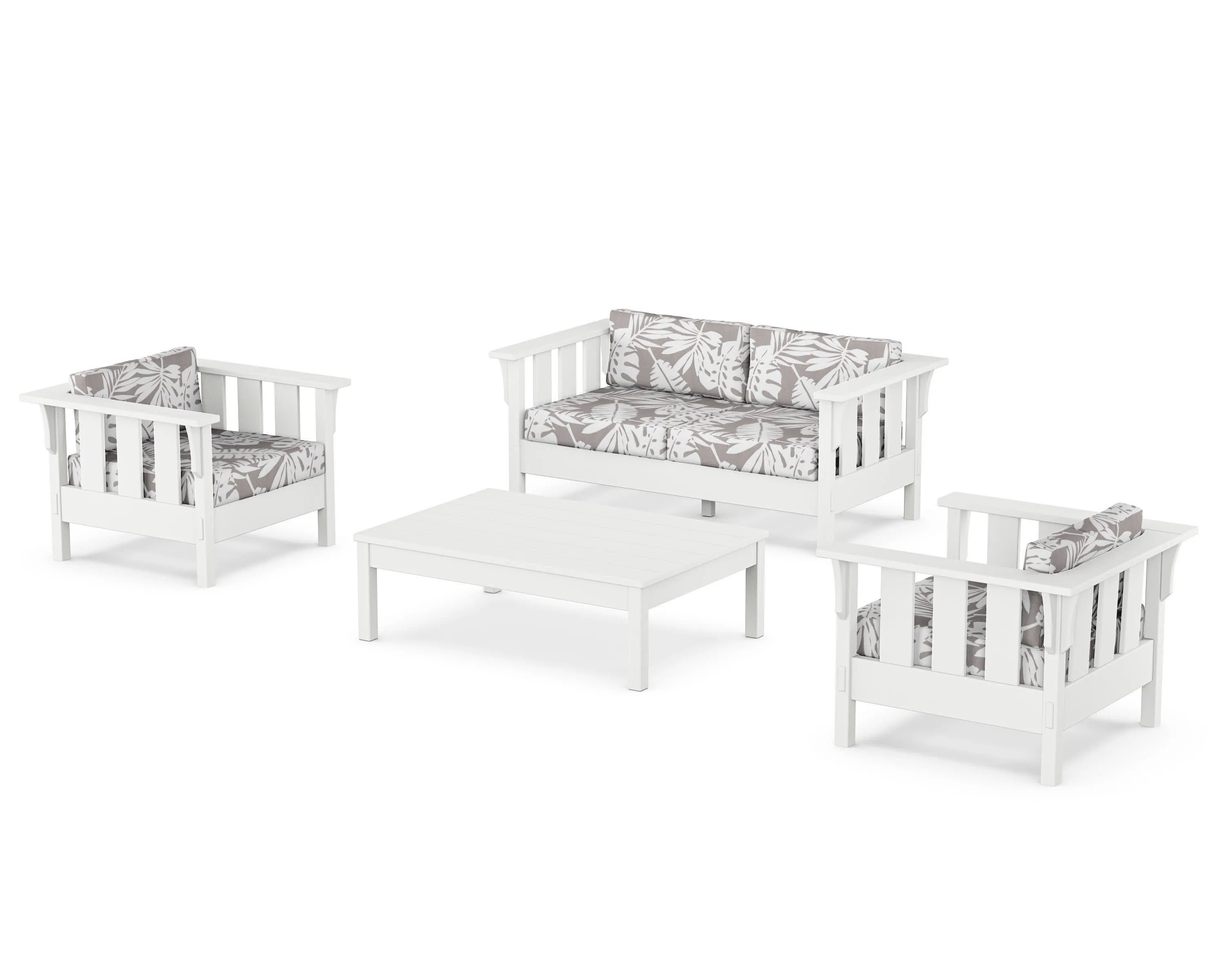 Acadia 4-Piece Deep Seating Set with Loveseat