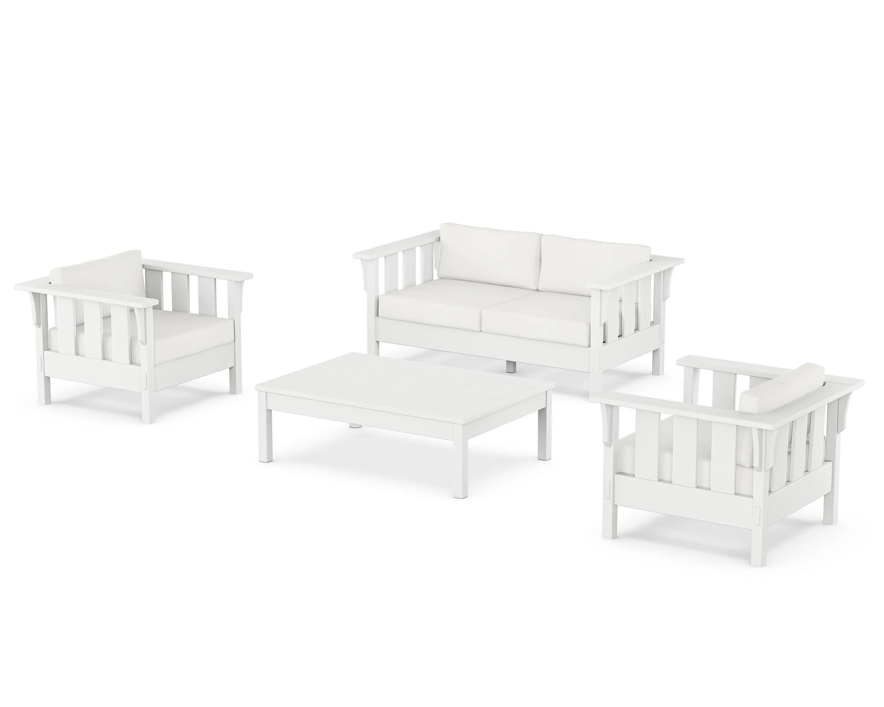 Acadia 4-Piece Deep Seating Set with Loveseat