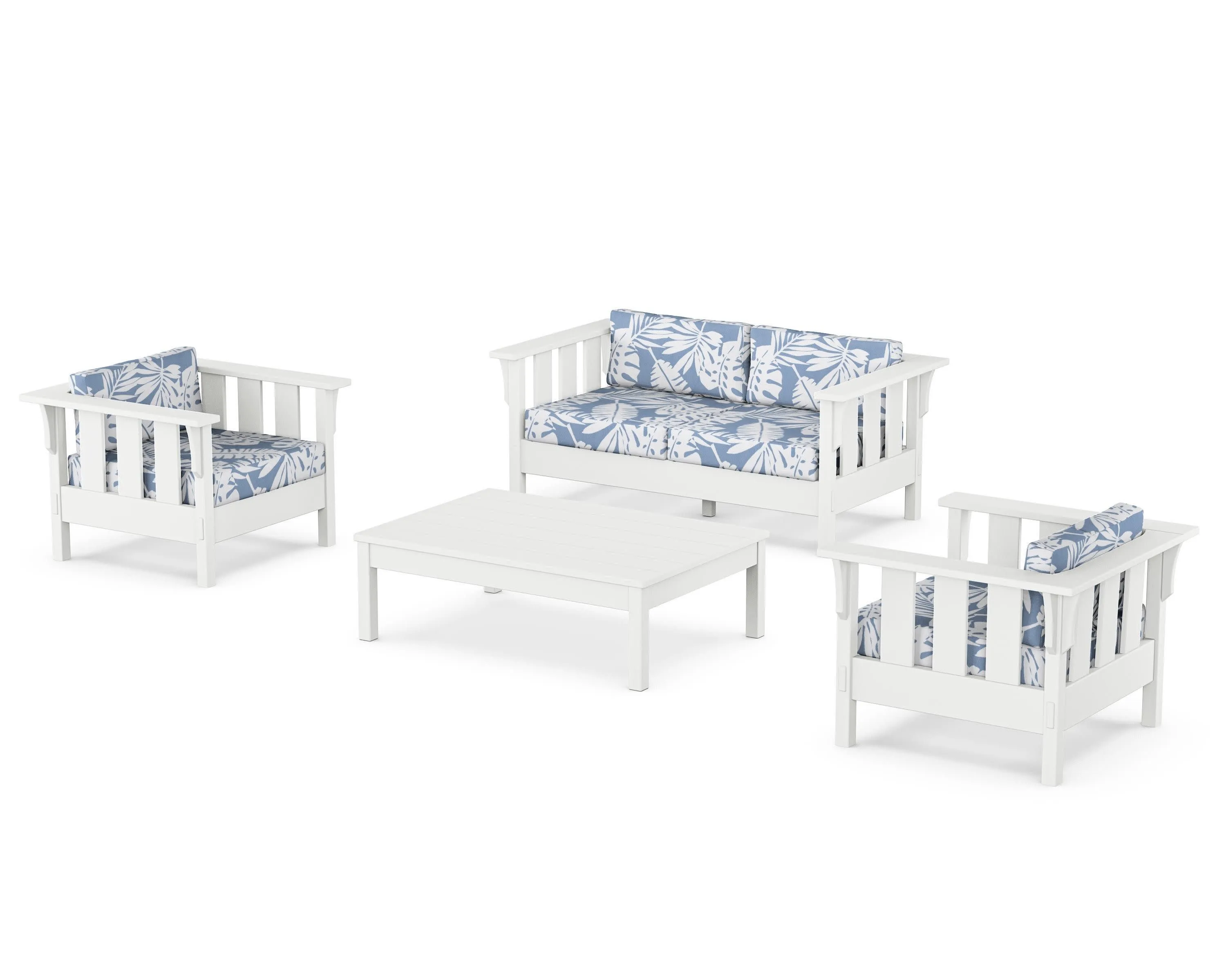 Acadia 4-Piece Deep Seating Set with Loveseat