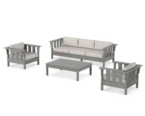 Acadia 4-Piece Deep Seating Set with Sofaoutdoor patio dining furniture set