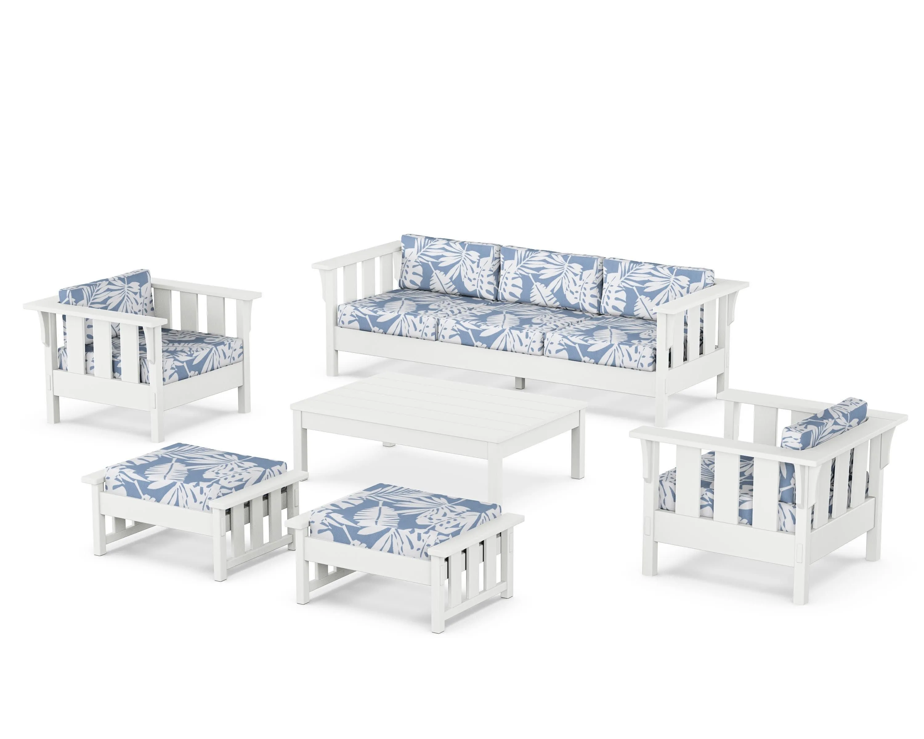Acadia 6-Piece Lounge Sofa Set