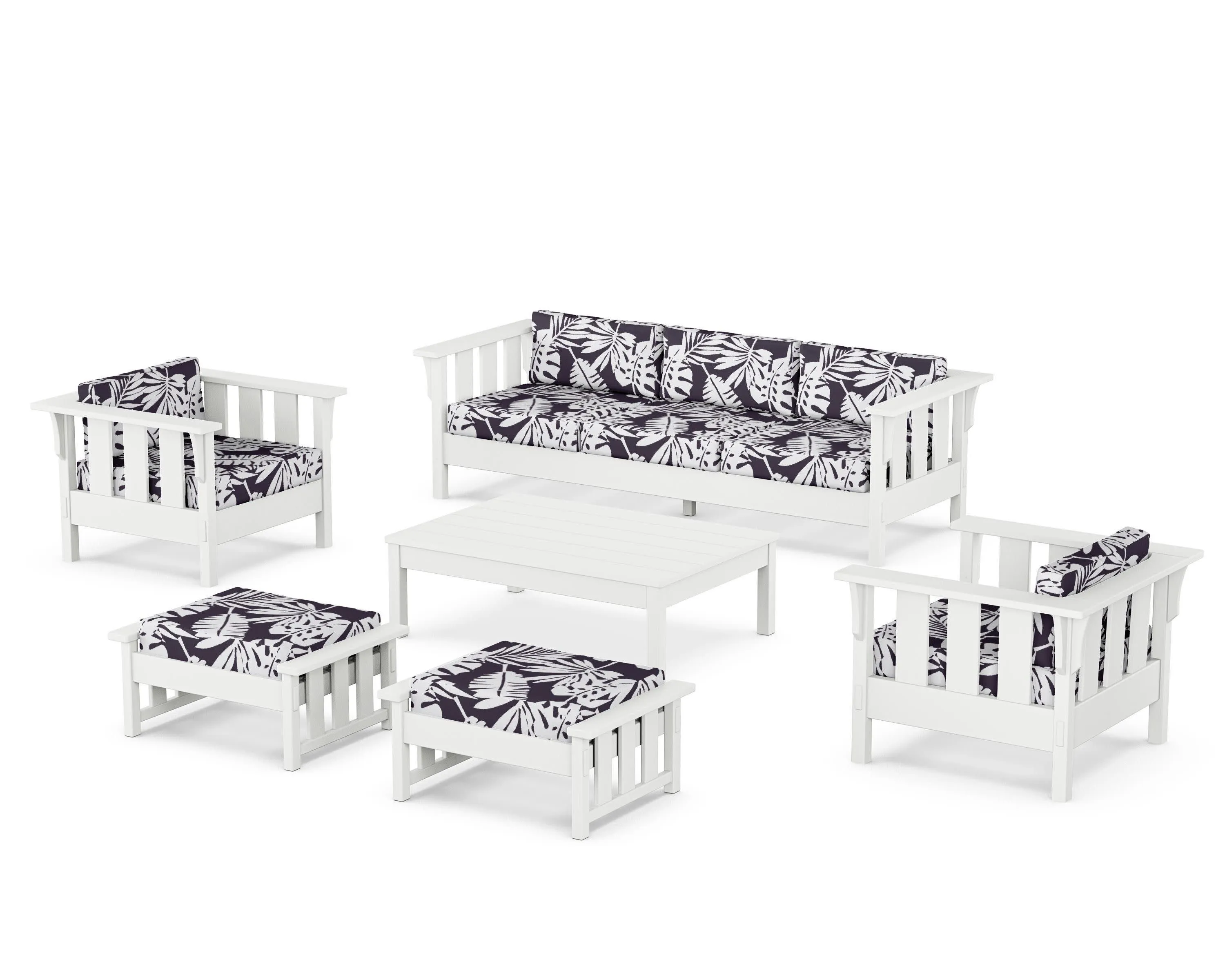 Acadia 6-Piece Lounge Sofa Set
